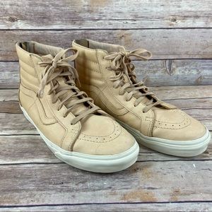Vans Sk8 Hi Reissue Zip - Veggie Tan Leather